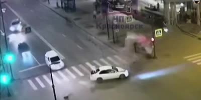 Lucky Pedestrians, Unlucky Biker