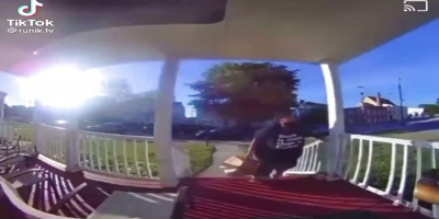 Fat Lady Fucks Up the whole porch