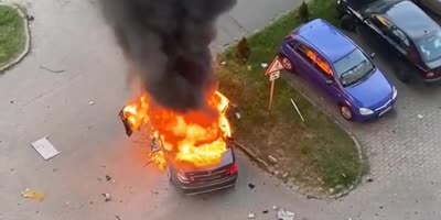 Romanian Business-man killed by a car-bomb attack.