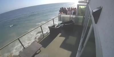 Balcony With Party People Collapses In California