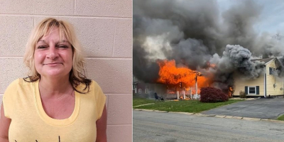 Psycho bitch watches it burn