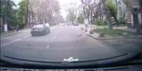 An Unlucky Pedestrian in Russia