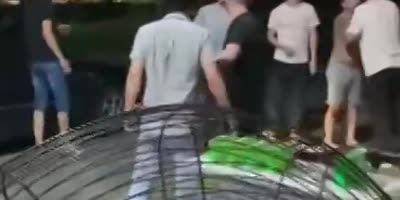 Chinese Street Bar Fight