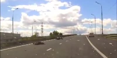83YO Russian Biker Dies In Accident