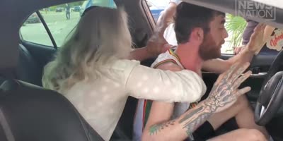 Possessed Woman Attacks UBER Driver In Florida