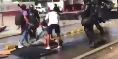 Seizure In Police Shower {Colombia}