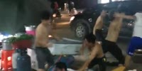 Drunk Chinese Guys Fighting