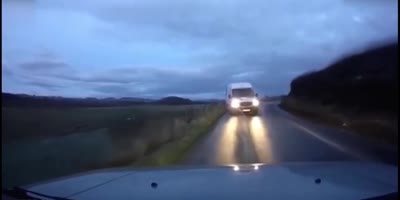 Head-on Collision with van in the UK