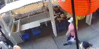 Brutal sucker punch, woman gets DROPPED