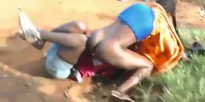 Ladies Of Africa Fight With Bum Naked