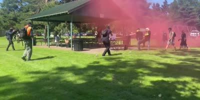 ANTIFA VS Proud Boys In Oregon