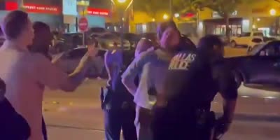 Party Goers Resist Dallas Officers