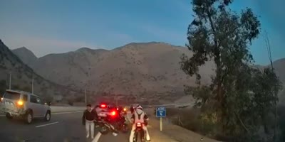 Group of Bikers Crash in Chile. Fatal.