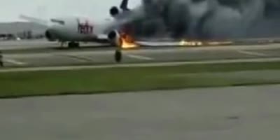 Fedex Plane Fire/Explosion