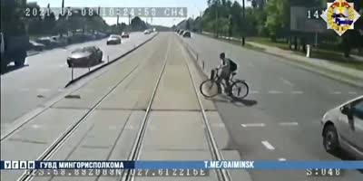Dude In Headphones Meets The Tram