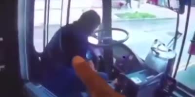 MTA bus driver crashed into a brownstone in Brooklyn.