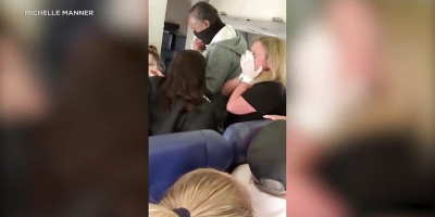 Flight attendant gets 2 teeth knocked out