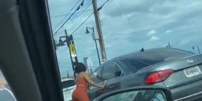 Female Road Rage In Georgia