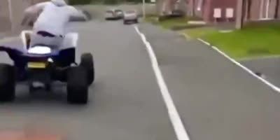ATV Lad Wrecks Himself