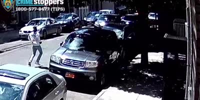 Gunman on dirt bike fires on NYC motorist in broad daylight