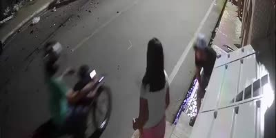Breaking beer bottles