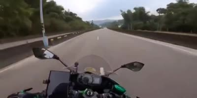 Taking a Turn Too Fast on Sportsbike