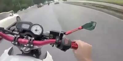 Riding Fast Into Slow Traffic