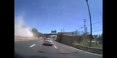 Bridge Collapse Caught on Dashcam in Washington DC