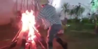 Drunk Fire Jumping