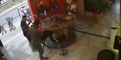 Armed Thugs Rob Coffee Shop In Brazil