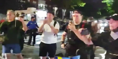 Psycho lady wants to slit cop throats