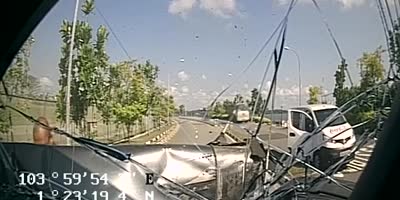 Fatal Mistubishi Crash in Singapore