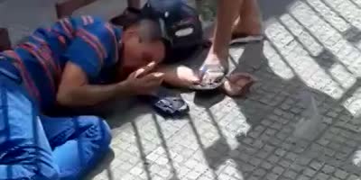 Attempted Robbery With A Toy Gun Leads To Soft Street Justice In Castanhal, Brazil