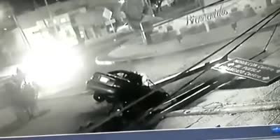 Crashed Into a Pole