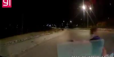 Thief run for his life after holding up an unmarked army vehicle