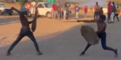 Whip Fighting In Africa