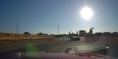 Epic Flying Car Crash in Yuba City!