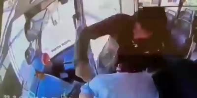 Bus Driver Beaten Badly In Road Rage Dispute