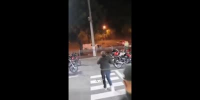 Random Video Captured the Moment of a Fatal Accident