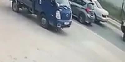 Reckless Russian Woman Gets Killed By Tiny Truck