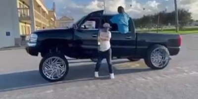 Homeboy run over by his own whip
