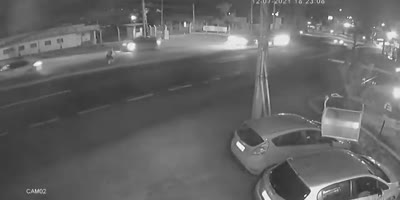 Happy Drunk Man Gets Killed By Speeding Motorcycle