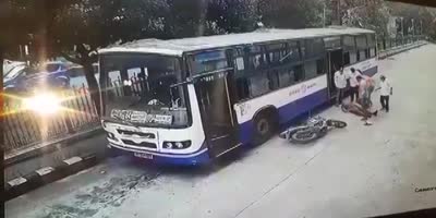 He Left The Bus Wrong Way
