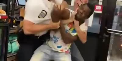 Ohio Shoplifter Resists The Arrest