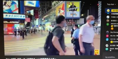 Psycho Stabs Random Officer In Hong Kong