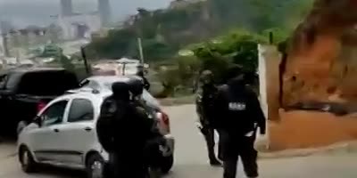 Police Entering Gang Controlled Area