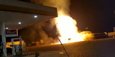 Gas station BLOW UP