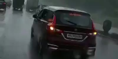 Rainy Day Road Rage In India