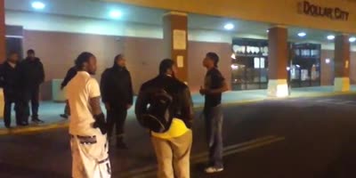 Grown ass men fighting over cards in Baltimore.