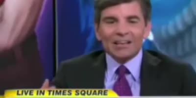 Awkward moment with clueless Stephanopoulos